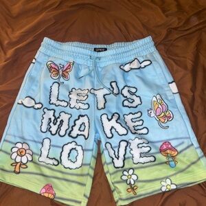 Ripndip Blue Graphic Men's Shorts
